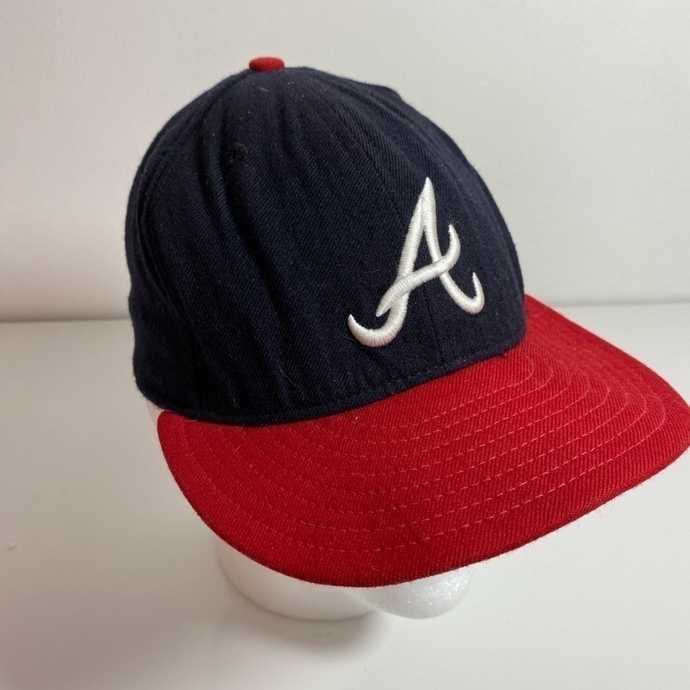 Atlanta Braves New Era Pro Model Diamond 5950 Fitted Cap Hat Size 7 1/4